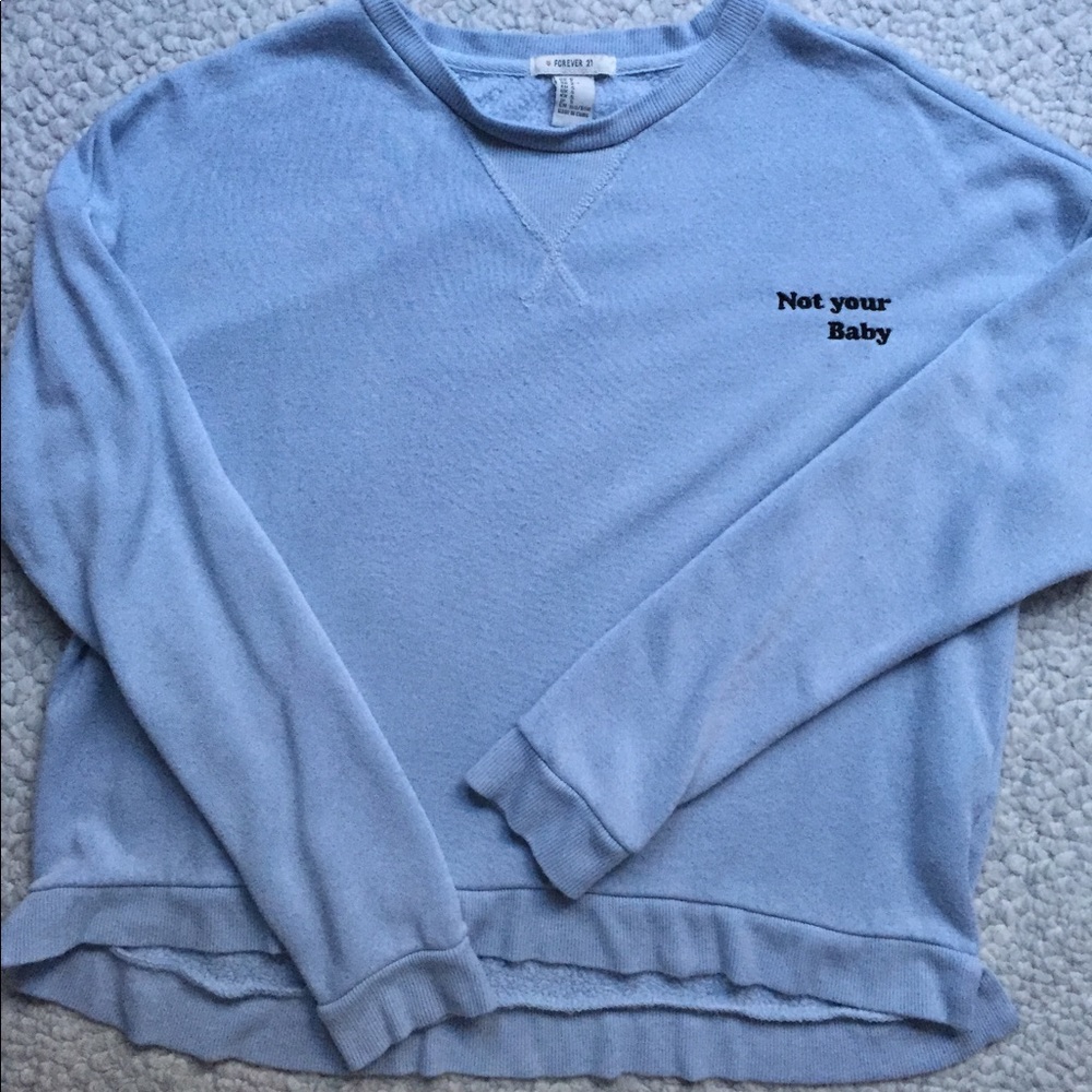 Forever 21 blue sweater